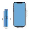 4PCS+6 Accessories Perfume Atomizer Refillable with 5 Spray Bottles, 2 Aluminum Funnel, 2 Dispensing Shenanigans, 2 Spring Straw 4