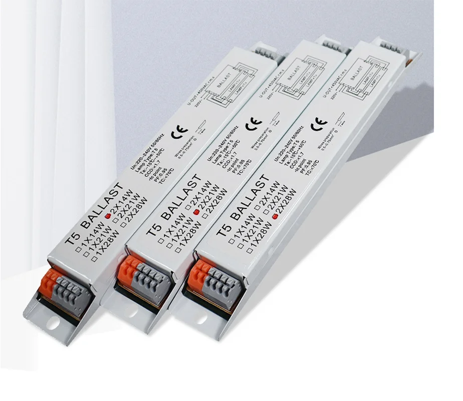 Electronic ballast 220-240V AC 2x54W/2x14W/1x21W/2x21W/2x28W/2x35W/1x54W Wide Voltage T5 Electronic Ballast Fluorescent Lamp Ballasts