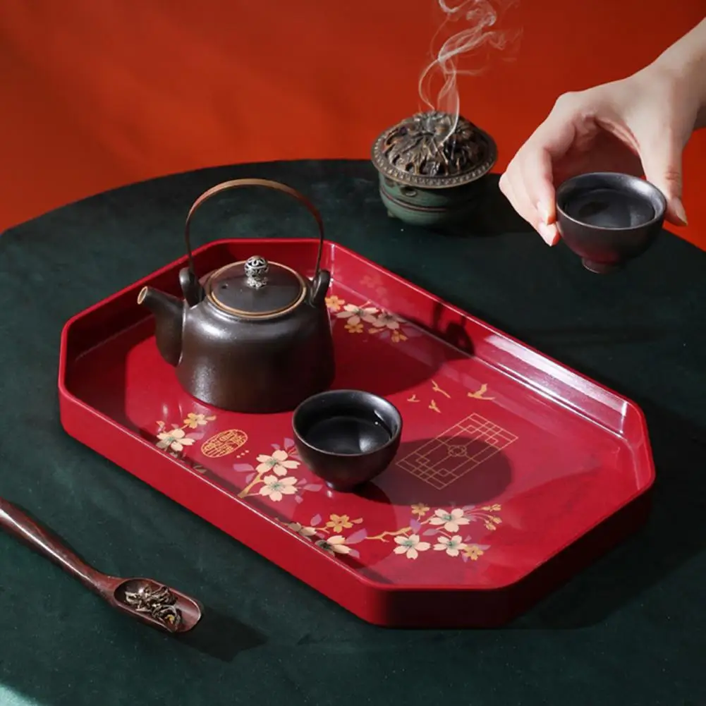 Tea Tray Chinese Traditional Square/Round Serving Tray