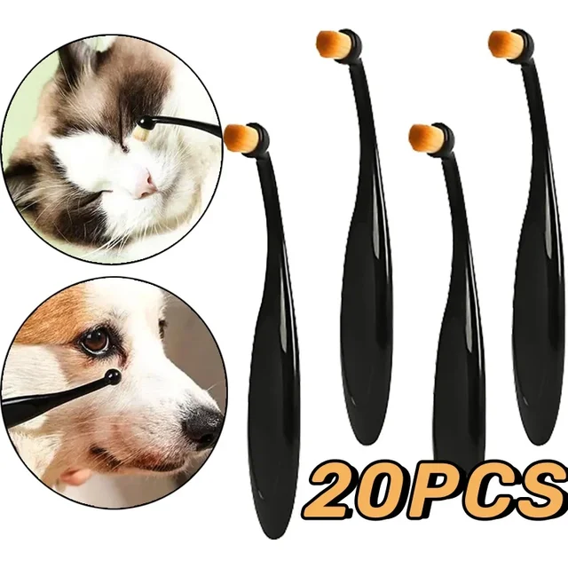Pet Tear Stain Removal Brush Eye Cleaning Tear Stain Powder Brush Eye Poo Brush Makeup Brush Eye Cleaning Tool for Dog and Cat Pet Tear Stain Removal Brush Eye Cleaning Tear Stain Powder Brush Eye Poo Brush Makeup Brush Eye Cleaning Tool for Dog and Cat