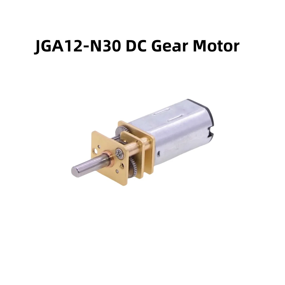 JGA12-N30 마이크로 DC 기어 모터 스마트 잠금 로봇, 저속 하이 토크 DIY 모델, 6V, 12V