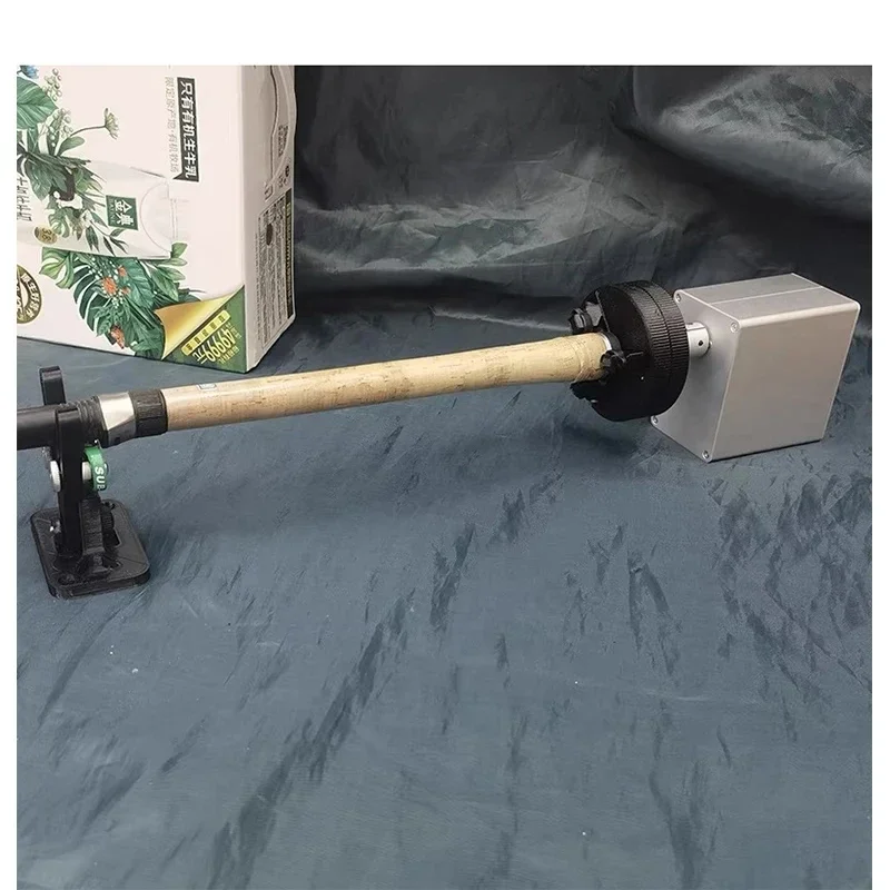 Portable Electric Fishing Rod Crafting Machine for Epoxy Resin Application