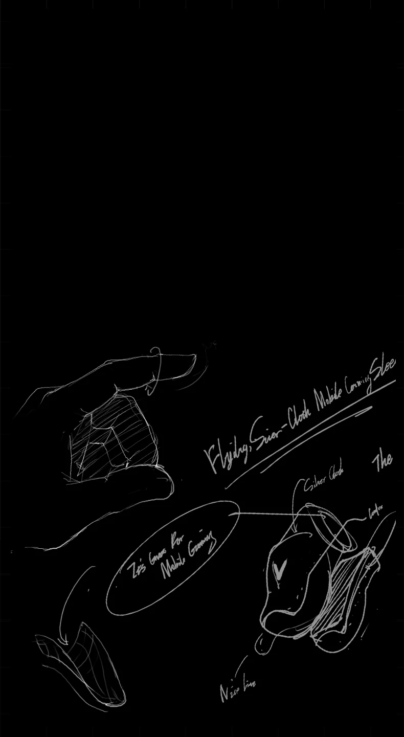 New Flydigi Silver P1 Sweat-Proof Finger Sleeve Mobile Phone Tablet PUBG Game Touch Screen Sensitivity Ultra-thin Finger Sleeve