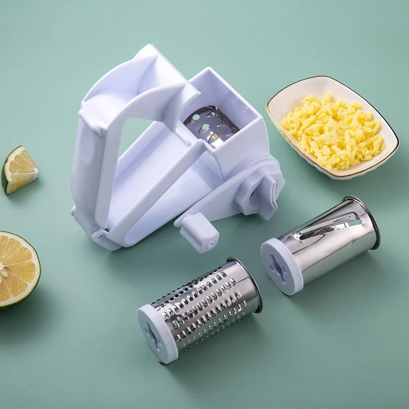 Hand-Cranked Rotating Cheese Grater Multi-functional Chocolate Grater DIY Butter Food Milk Cheese Grater Slicer Kitchen Gadgets