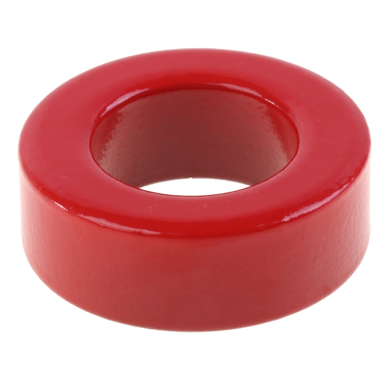 

T157-2 Iron Ferrite Toroid Cores 40*24*14.5 mm For Inductors Iron powder Core Red Ring Low permeability