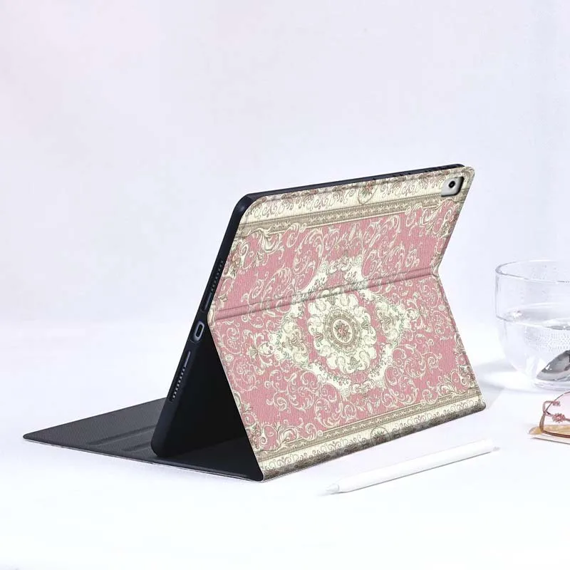Vibrant Floral Pattern Cloth Tablet Case