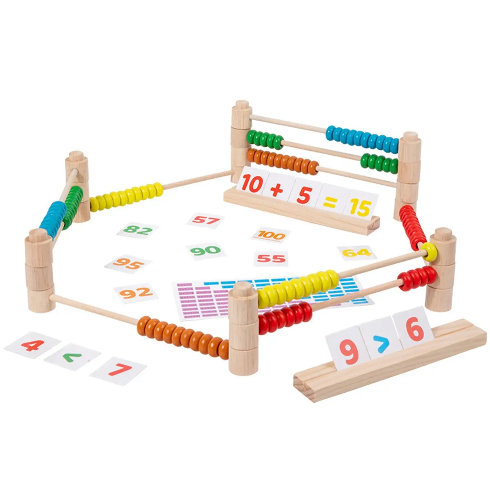 Wooden Abacus for Kids Developmental Gift Counting Sticks Math Toy for 2 3 4 5 6 Years Old Toddlers Girls Elementary Kids Boys Wooden Abacus for Kids Developmental Gift Counting Sticks Math Toy for 2 3 4 5 6 Years Old Toddlers Girls Elementary Kids Boys
