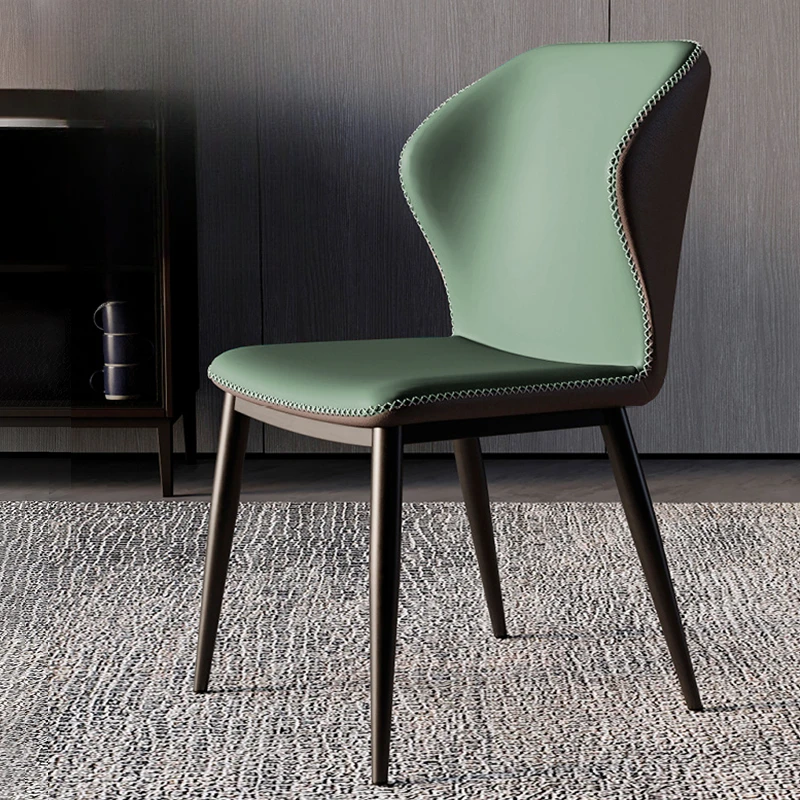 

Minimalist Modern Dining Chairs Student Armless Living Room Mobile Dining Chair Kids Bedroom Chaise Salle A Manger Furniture