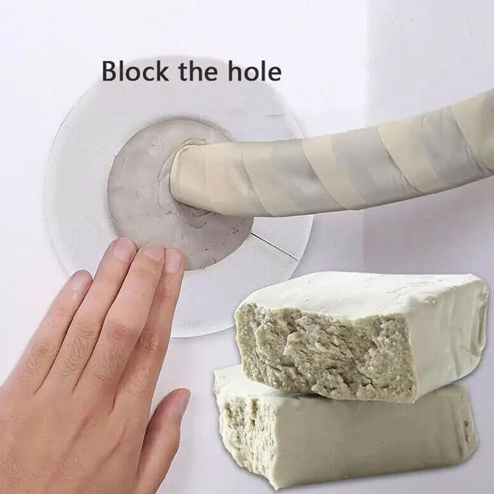 Description Picture 4 of item1/5/10PcHigh Quality New Wall Hole Sealing Glue Waterproof Mending Mud Pipe Sealant Sealing Household AirConditioning Tool S7O4