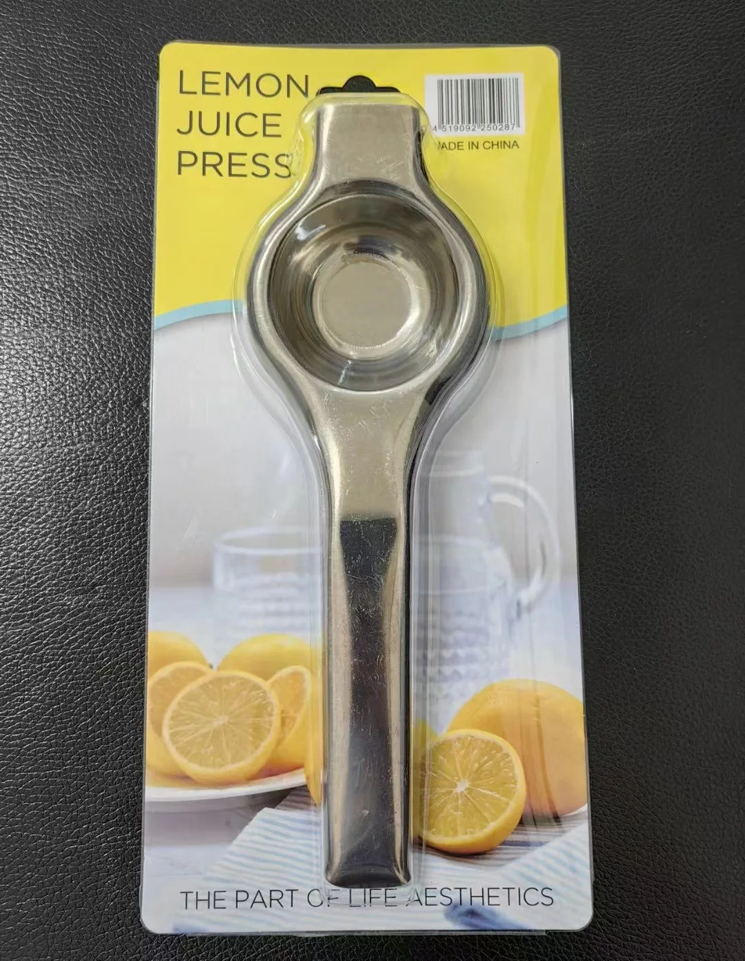 Stainless steel manual lemon clamp juicer squeeze lemon juice artifact home hand pressure mini small juicer