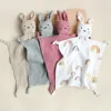 Organic Elephant Lovey,Muslin Security Blankets for Babies,cat Baby Stuffed Animal for Newborn,Baby Snuggle Toy,Baby Gift 3