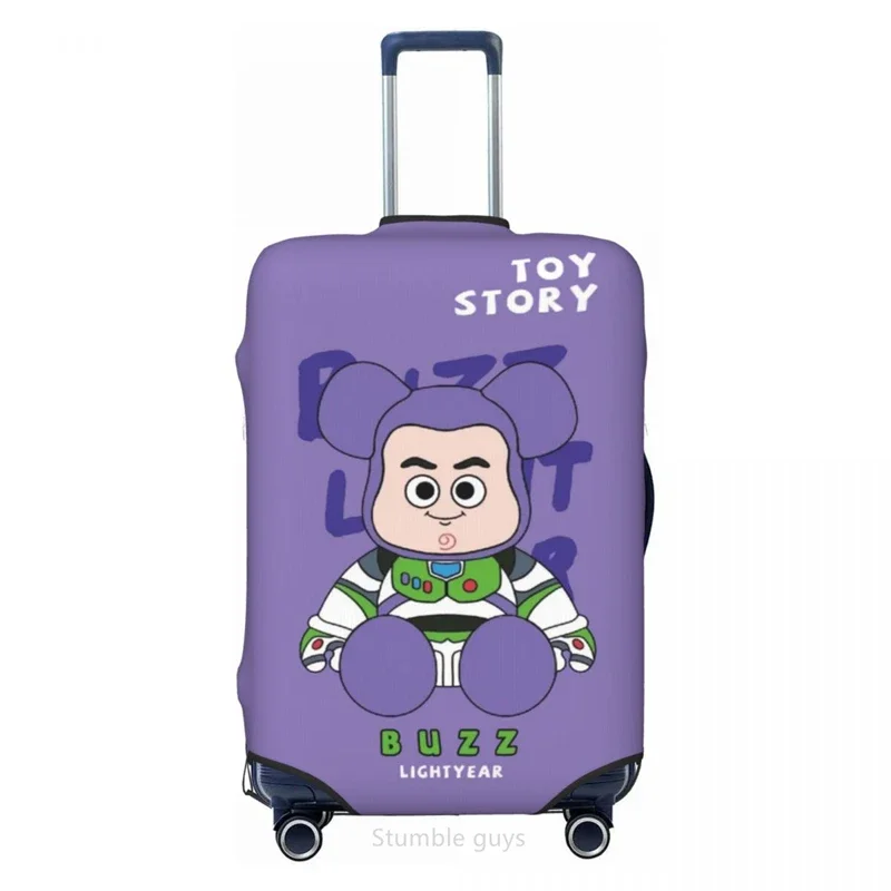18-32 Inch Elastic Luggage Cover Stylish Toys Print Durable Dustproof Anti-Scratch Washable Travel Protective Accessory - 3