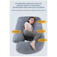 Women's exclusive item. Pregnancy pillow. Sleep support pillow. Nursing pillow. Nursing pad. Washable U-shaped pillow cushion. 4