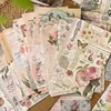 100 pcs Vintage Material Paper DIY Diary Album Background Paper Decoration Flower Butterfly Scrapbooking Junk Journal Supplies ﻿ 5