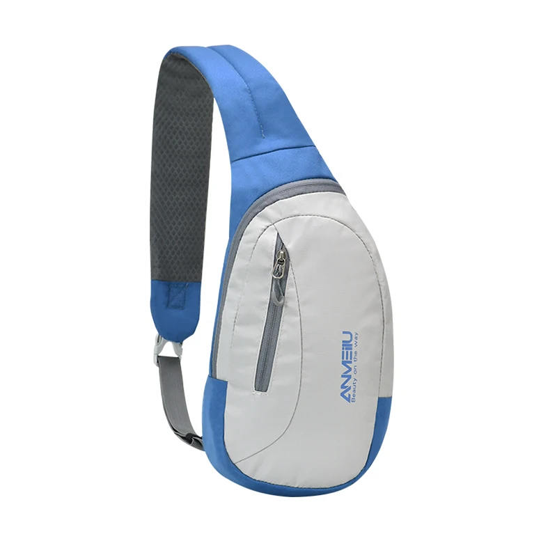 Anmeilu 휴대용 싱글 숄더백, 크로스바디 백, 여행 통근 레저, 초경량 가방, 야외 등산 배낭 