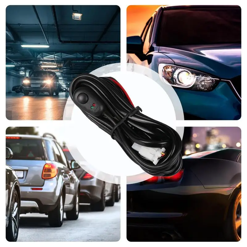 배선 하네스 배선 하네스 키트 Led 라이트 바 18Awg 오프로드 운전 작업 도로 자동차 엔진 용 전기 확장 라이트 바