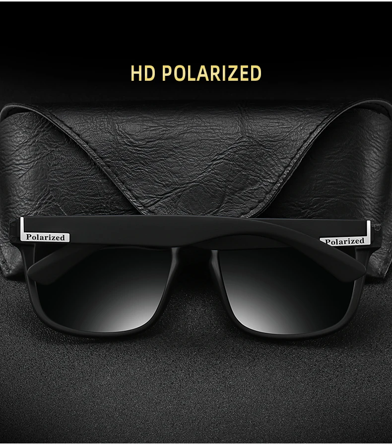 Klassische quadratische Vintage-Sport-Sonnenbrille für Herren und Damen, Luxus-Marken-Designer-Sonnenbrille, Sonnenbrille zum Fahren und Angeln – Detail 3