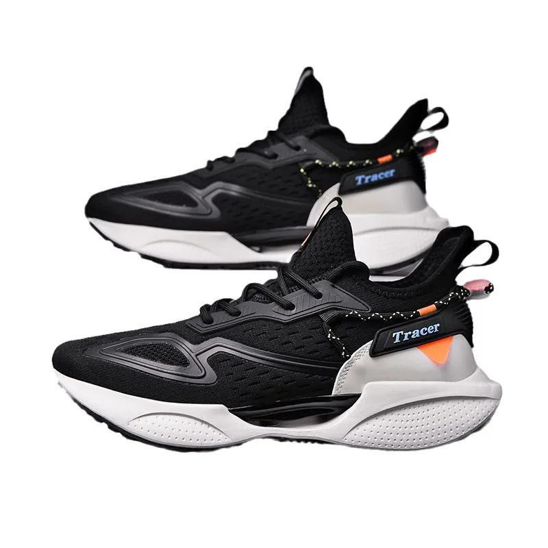 

New Knitted Men's Sneakers Breathable Casual Shoes Men's Shoes Running Shoes