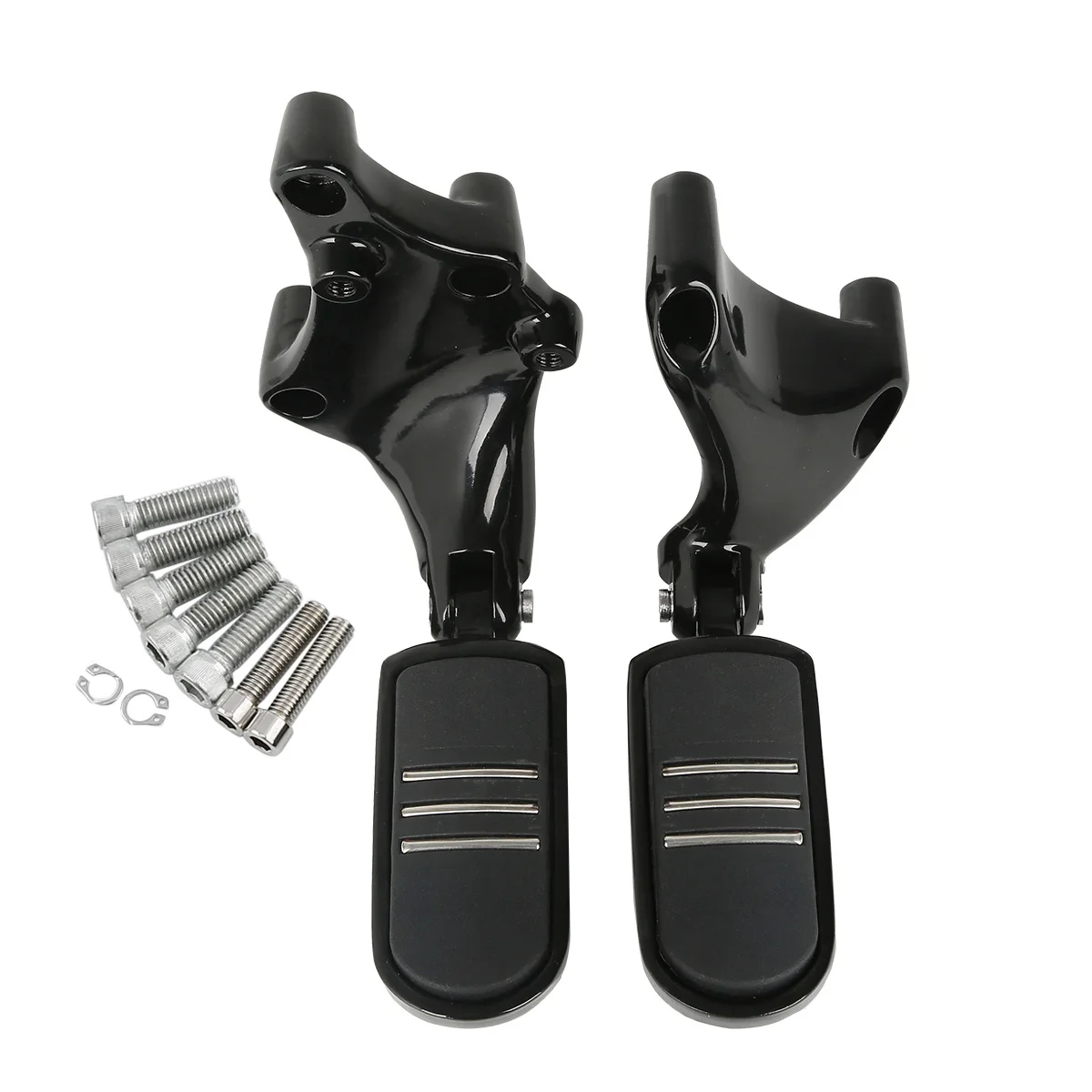 Pedane Passeggero Moto E Kit Di Montaggio Per Harley Sportster Xl 1200 Iron 883 Forty Eight Xl1200X Pegstreamliner