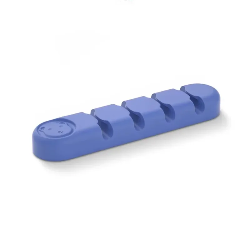 Desktop Cable Organizer Fixer Silicone Data Cord Organizer Fixed Desk Electric Wire Clip Keeper Wall Network Cable Management