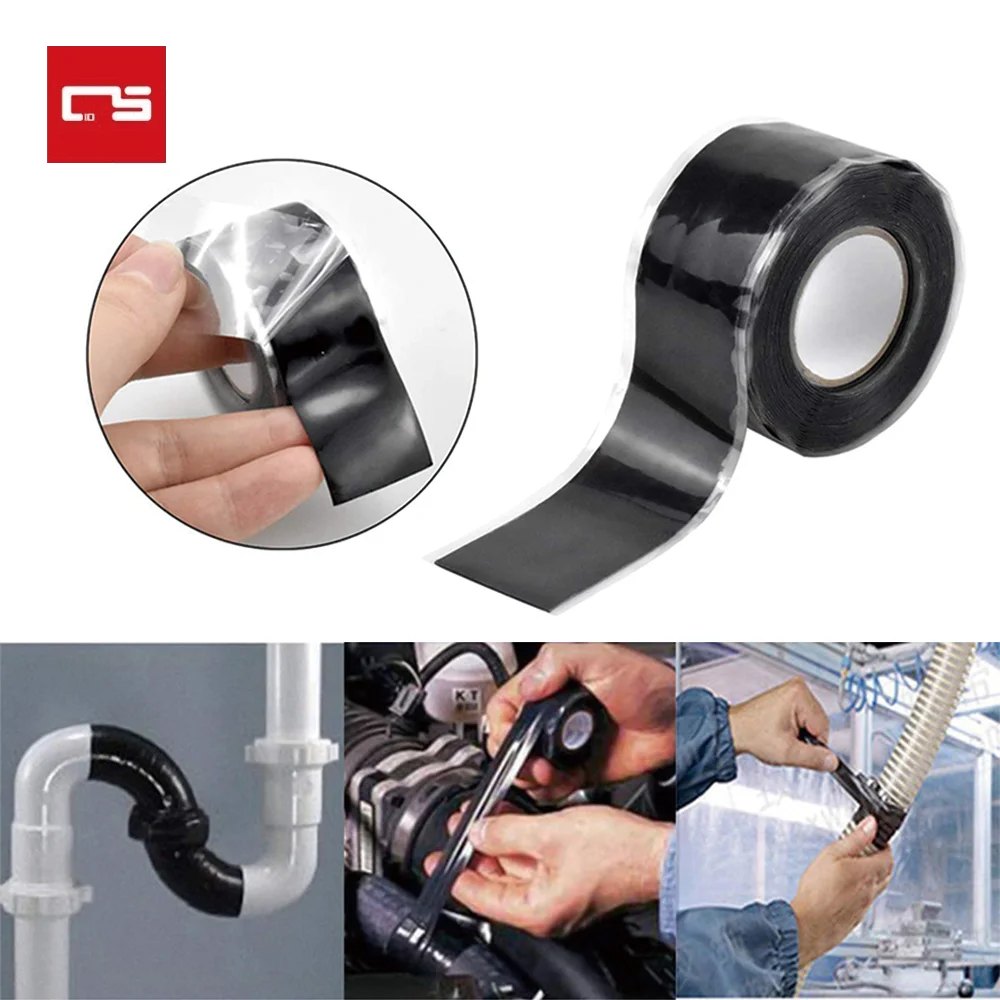 

Super Strong Fiber Waterproof Tape Stop Leaks Seal Repair Tape Performance Self Fix Tape Adhesive Sealing Tape 1.5/3m x 2.5cm
