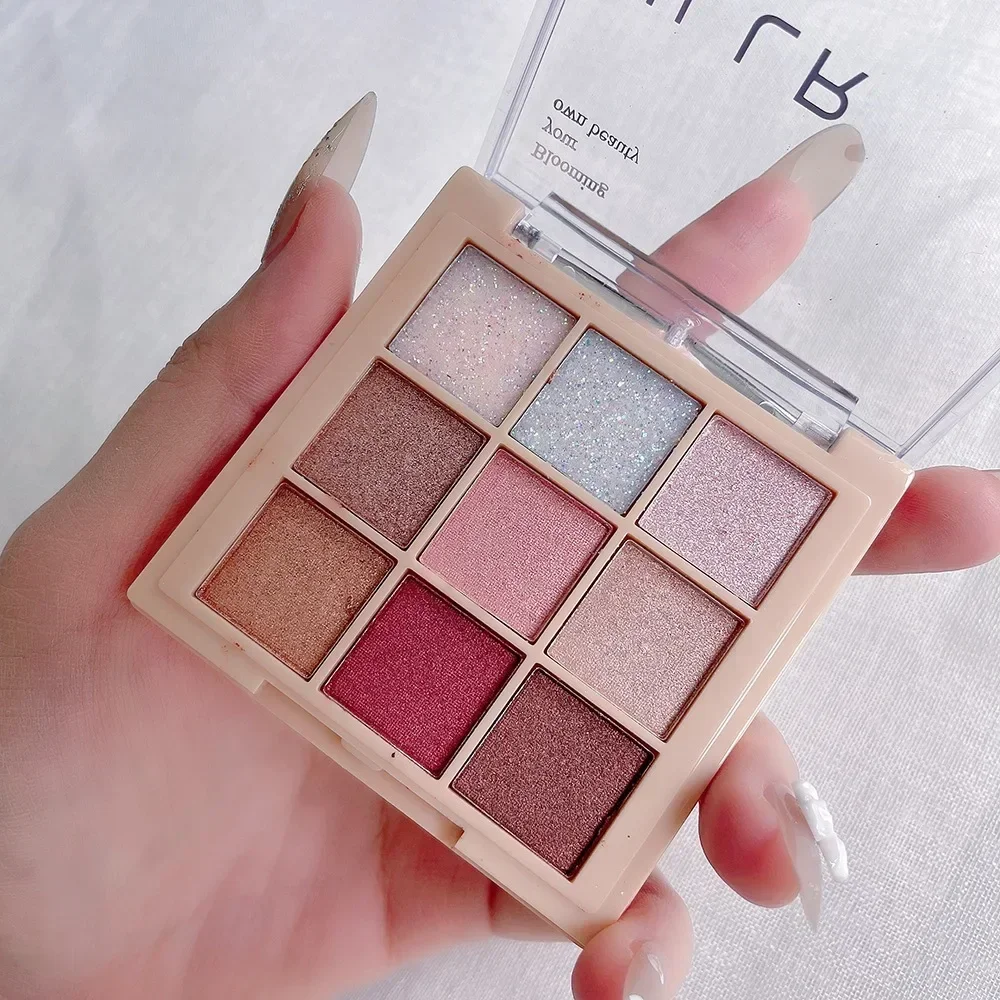 Waterproof Shimmering Matt Eyeshadow Palette Glitter Pearlescent Long Lasting Eye Shadow Pigment Makeup Palette Cosmetic eye shadow plate