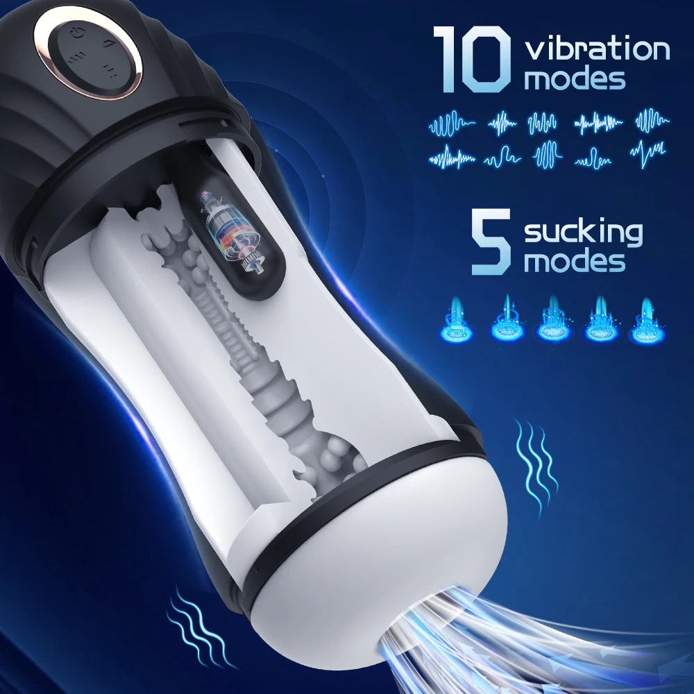 Automatic Male Masturbator With Sucking And Vibration Function_voghion.com