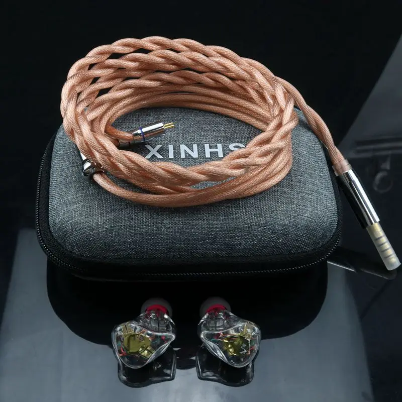 ヘッドホン XINHS AC01 Alien XINHS AC01 Alien 1 Circle 3 Iron HIFI Earphones Dynamic Iron