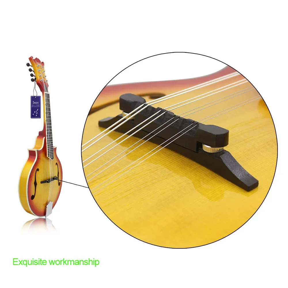 Universal Mandolin Bridge Adjustable Rose Wood Mandolin Bridges Stringed Instrument Replacement Accessories