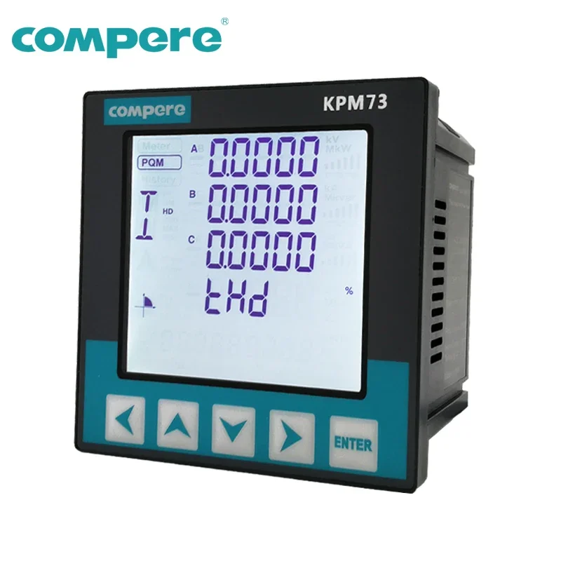 Modbus RS585 Panel Power Meter 3 Phase Full Electric Parameter Monitoring Digital Meter Power Analyser 2