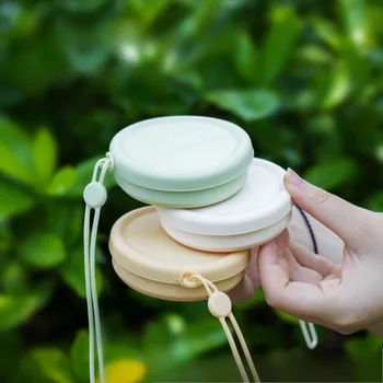 Outdoors Silicone Folding Cup with Hanging Hole Creative Water CupTravel Portable Washing CupFashion Travel Silicone Cup