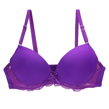 2024 New Sexy Push Up Bra For Women Pink Blace Blue Green Khaki Purple Brassiere BCDE Cup Underwear Underwire Plus Size Lingerie 1