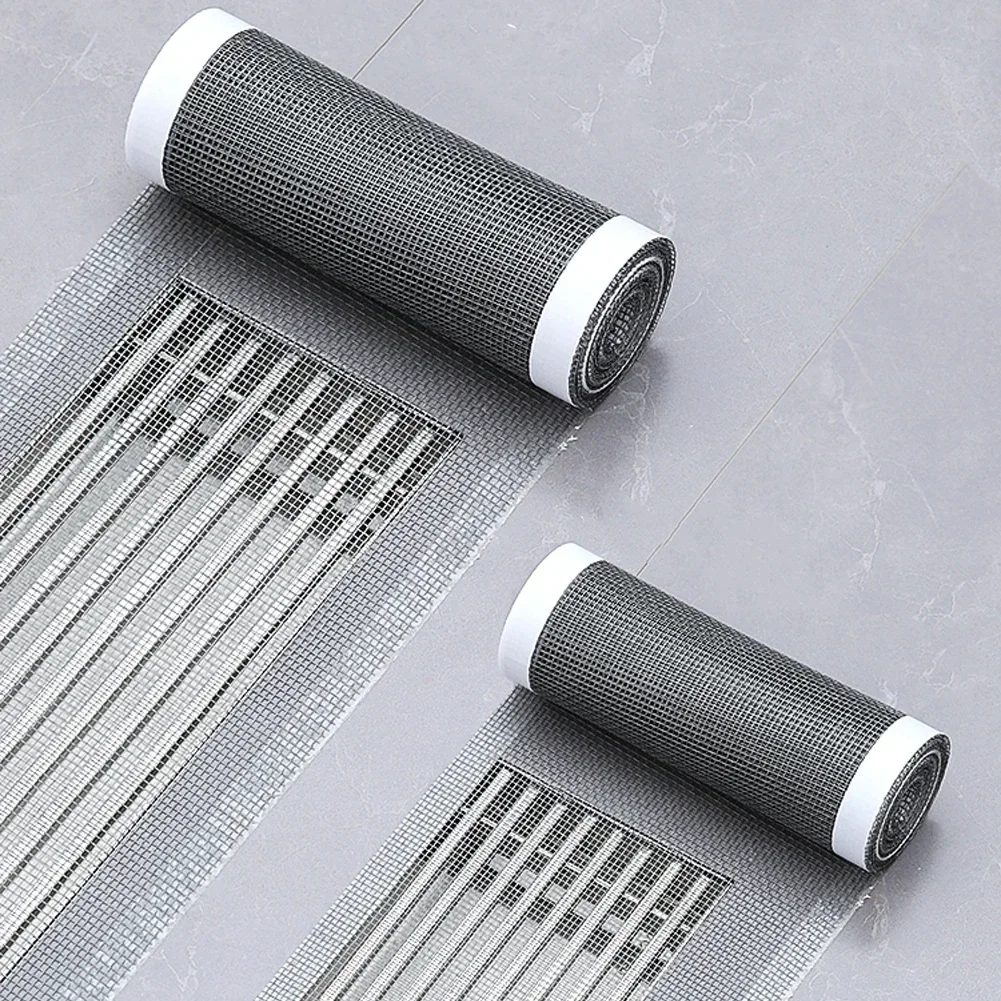5/10M Disposable Shower Floor Drain Filter Hair Catcher Strainer Sink Bathroom Sewer Outfall Anti Blocking Filter Screen Sticker