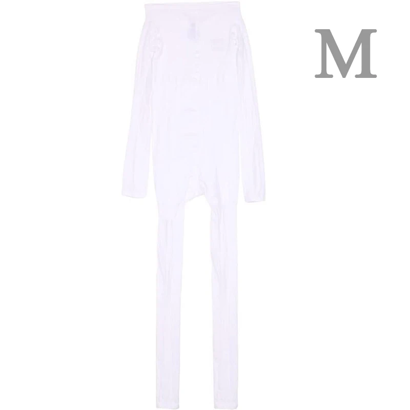 5 Stück Einweg-Bodysuit-Body-Anzug für Vakuumwalzen-Schlankheits-Massage geräte Zubehör & Teile Shaper Shaping White M L XL – Detail 6