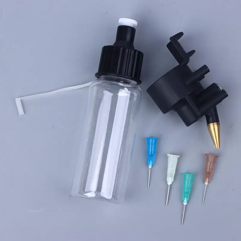 Airbrush Kit with Special Bottle & Multi-Size Disposable Nozzle Set