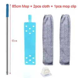 UltraReach Dust Mop & Cleaner - Long Handle Dust Removal Tool for Floors, Ceilings, & Furniture (85cm mop)