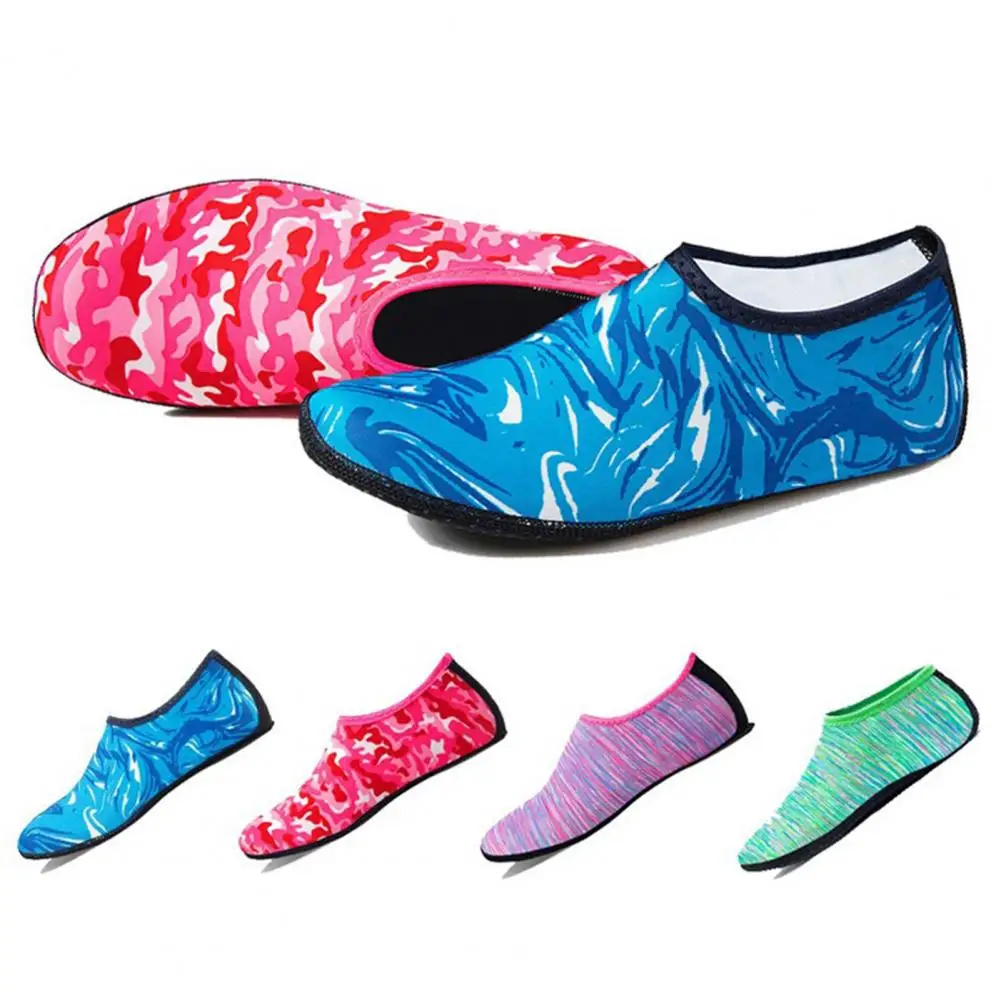1 Pair Beach Socks Quick-Drying Anti Slip Lycra Men Women Surfing Swimming Shoes for Outdoor