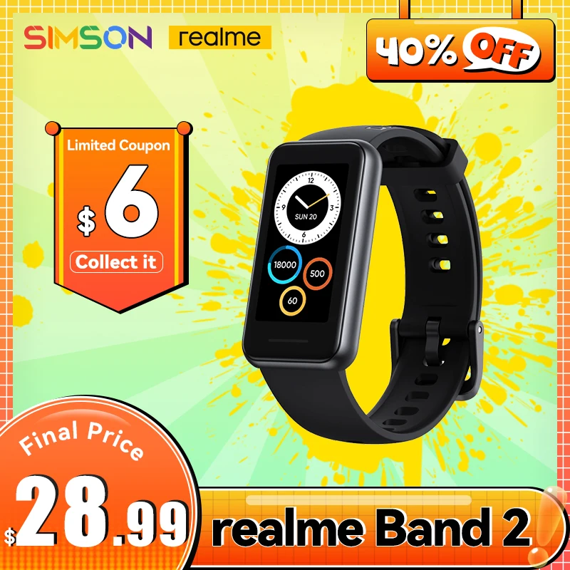 realme Band 2 Smart Bracelet SpO2 