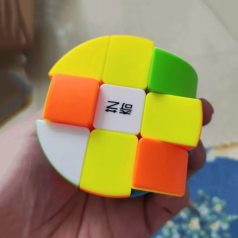 배럴 퍼즐 실린더 스피드 큐브 3x3x3 성인 청소년 어린이를 위한 쉬운 회전 두뇌 티저 교육용 장난감 생일 선물 상품