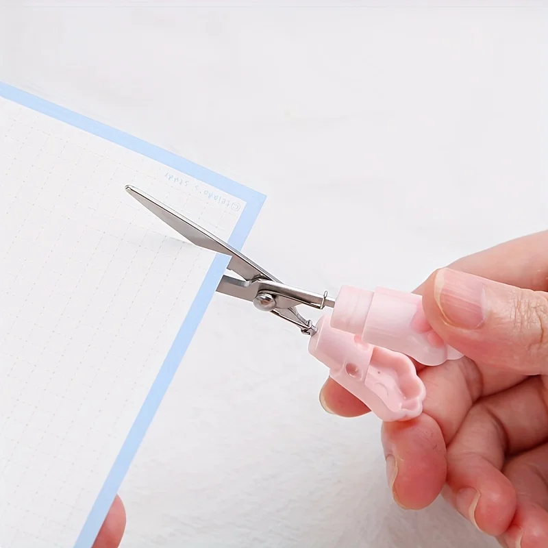 Kawaii Cat Claw Scissors Portable Cute Small Scissor Student Office Multi-functional Scissors Tiny Scissor Stationery - 3