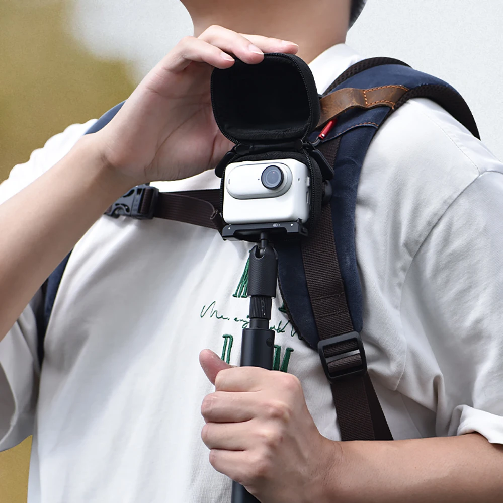 휴대용 케이스 미니 바디 백, Insta360 GO3/GO 3S 스포츠 카메라 보관 가방, 바디 보호 스포츠 카메라 가방 액세서리