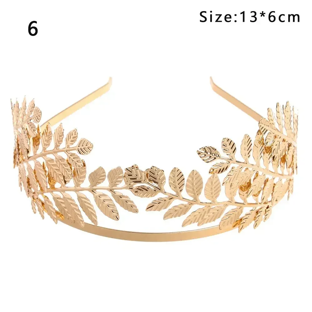 Elegant Gold Leaf Headband - Bridal Wedding Hair Accessory