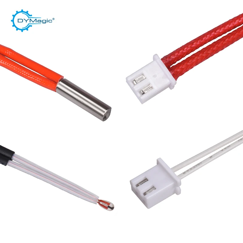 Cartucho 12v do Calefator 40w 6x20 mm com 2pin o Terminal Xh2.54 100k Ntc 3950 Termistor Ph2.0 para a Impressora 3d Faça Você Mesmo Grupos - Imagem 3