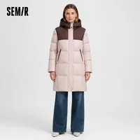 Doudoune longue imperméable et anti-taches pour femme Semir, nouvelle collection hiver 2025, avec capuche amovible 1