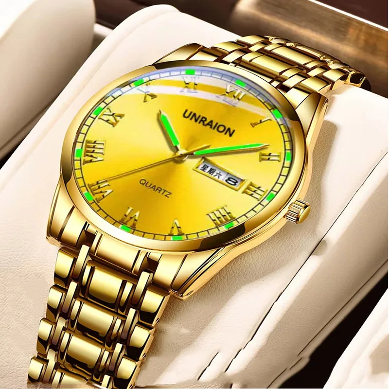 New Luminous Fully Automatic Mechanical Watch Men's Watch Dual Calendar Business Waterproof Multifunction Trendy Sports Watch 5