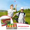 Soft Indoor Golf Balls 12X High Standard Design Practicing Tool Golf Match Balls Golf Double Deck Ball Double Layer Golf Ball 2