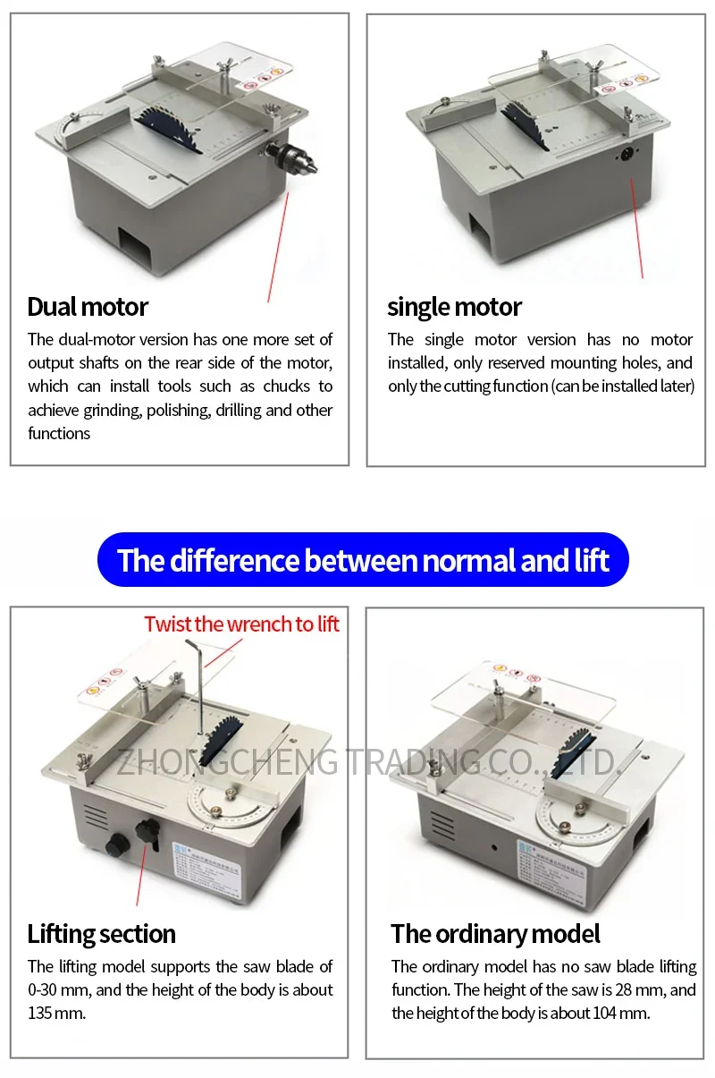 New Upgrade Multifunctional Mini Table Saw Mini Household Table Saw Small Woodwo