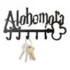 Black Metal Key Holder Multipurpose Decorative Alohomora Letter Hat Towel Rack Wall Mounted wih 5 Hooks Bathroom 4