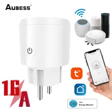 

Smart Plug WiFi Bluetooth-compatible Socket EU 16A Power Monitor Tuya SmartLife APP Control With Alexa Google Assistant Yandex