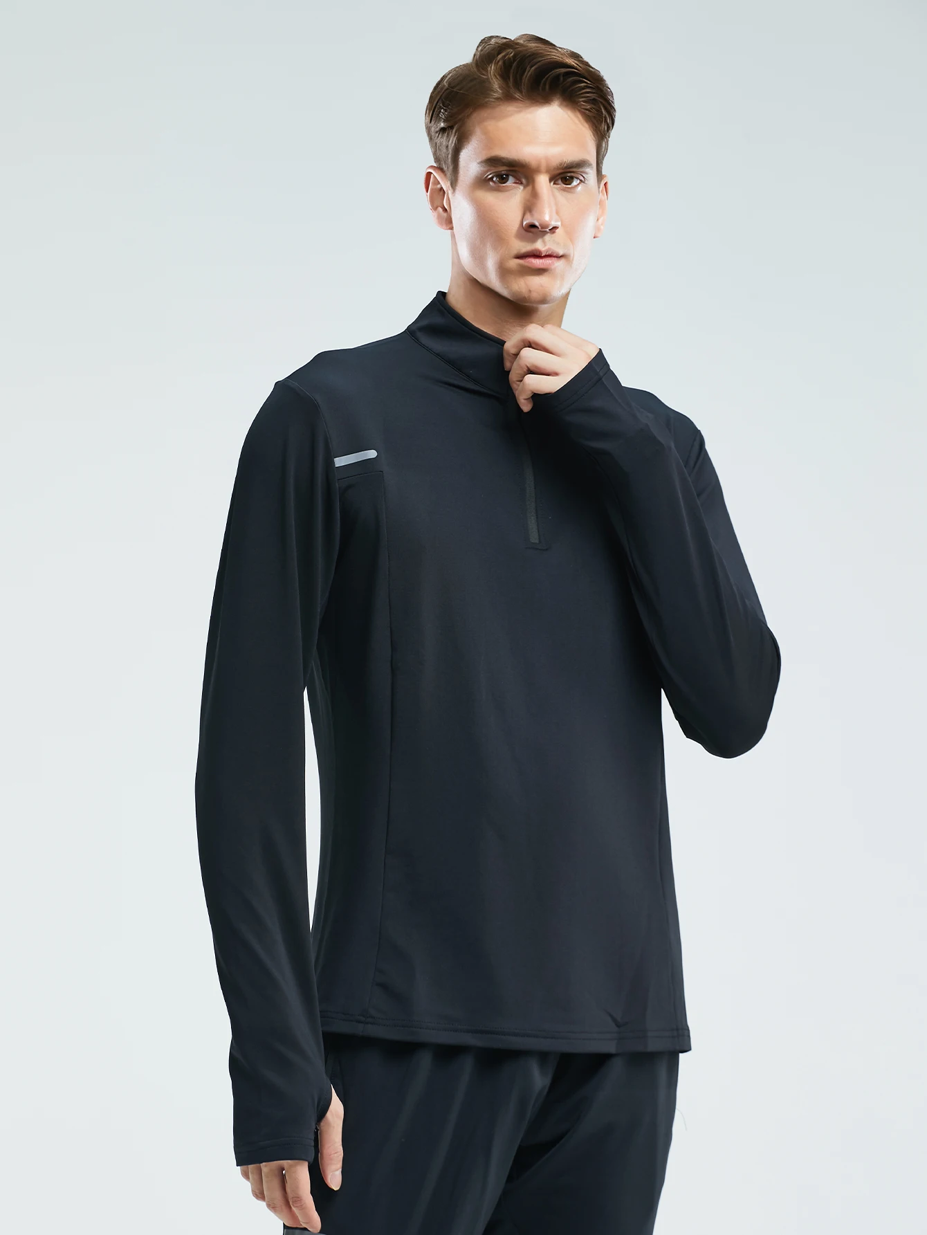 Sports Jacket Sports Top Men Autumn And Winter Jacket Long-Sleeved Warm Hoodie Basketball Training Running Fitness Clothes